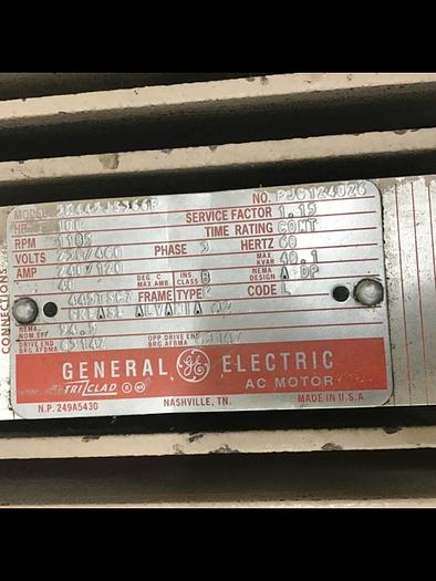 Used GENERAL ELECTRIC 100 HP AC Motor 5K445JS366P Used