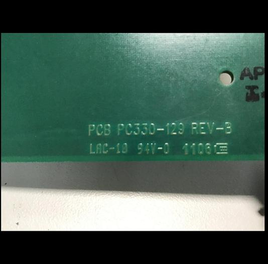 Used VAN DORN Operator Interface Board 330129 PC330-129 330-129 Used