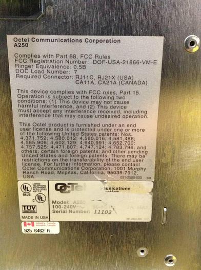 Used OCTEL Phone System w/ Modules A250 Used