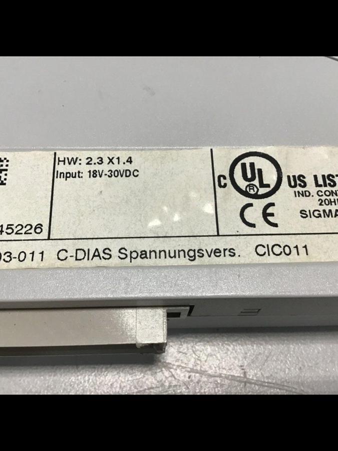 Used SIGMATEK Module CIC011 12-003-011 USED
