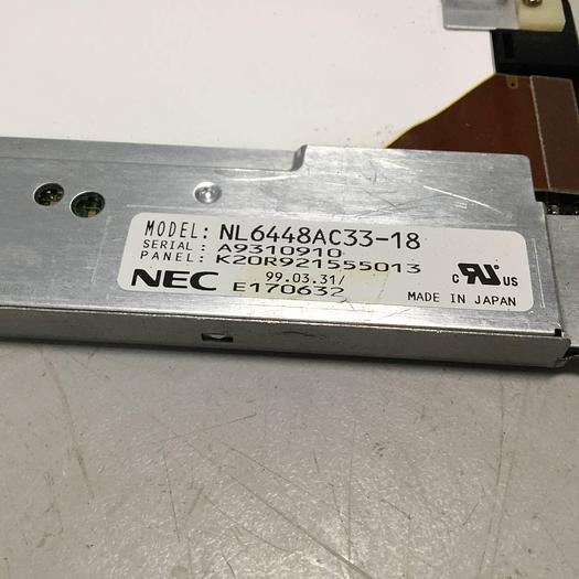 Used NEC LCD Display Screen NL6448AC33-18 Used #96060