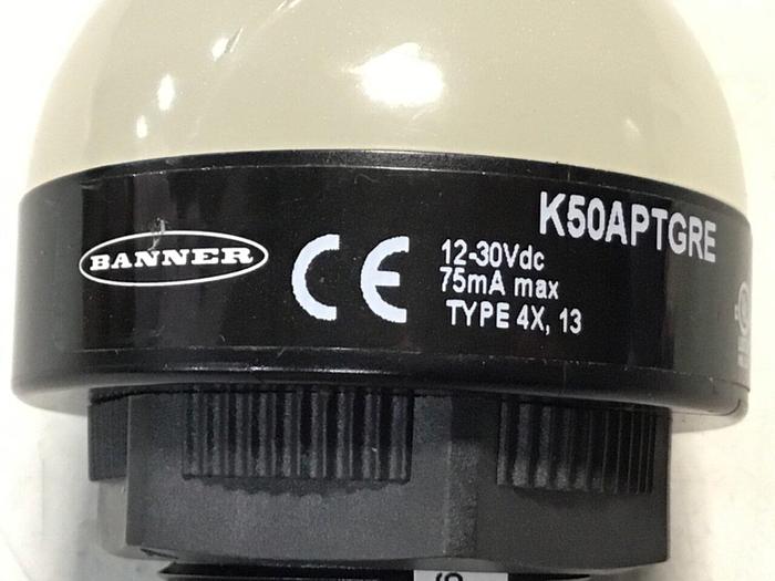 Used BANNER ENGINEERING Touch Switch Sensor K50APTGRE #133710