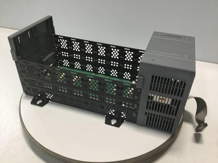 Used ALLEN BRADLEY Power Supply & Slot Rack 1746-P2 SER C / 1746-A7 SER B #100472