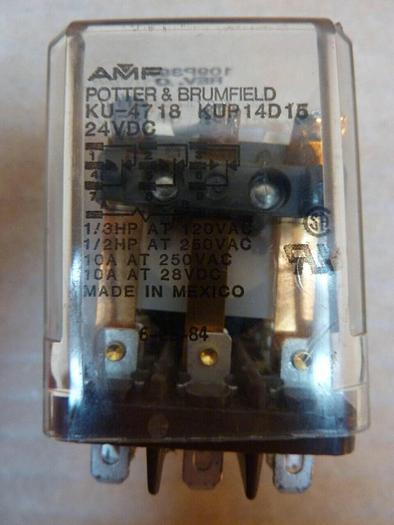 Used POTTER & BRUMFIELD Relay KUP14D15 #24554