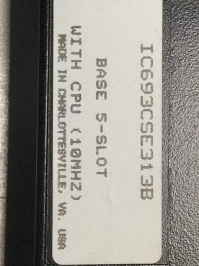 Used GE FANUC 5 Slot Base IC693CSE313B #106097
