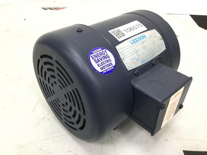 Used LEESON ELECTRIC CO 1/2 HP Motor C6T34FC42A #106575