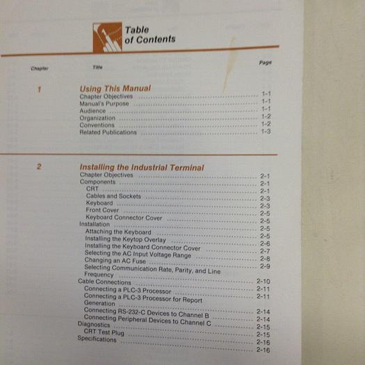 Used ALLEN BRADLEY User's Manual 1770-6.5.15 #70870