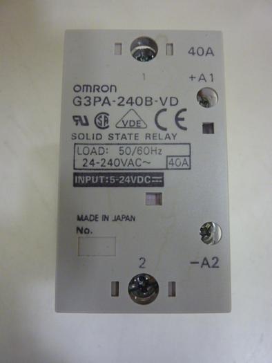 Used OMRON Relay G3PA-240B-VD #60917