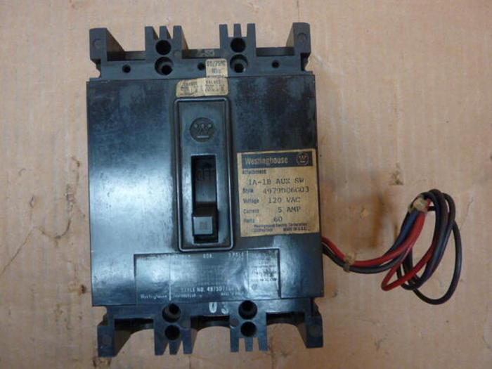 Used WESTINGHOUSE 60 Amp Circuit Breaker FB3060 #28455