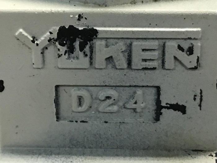 Used YUKEN Directional Valve DSG-01-2B2-D24-5079 #129686