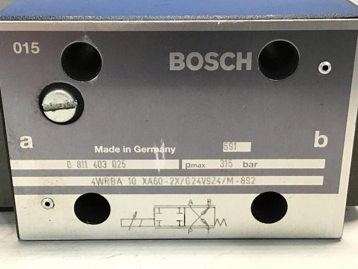 Used BOSCH Valve 4WRBA10XA602X/G24VSZ4/M892 Used
