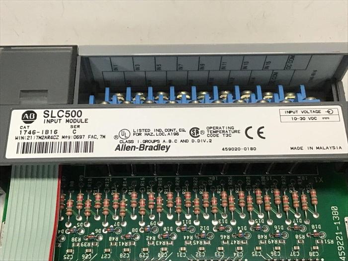 Used ALLEN BRADLEY Input Module 1746-IB16 SER C USED