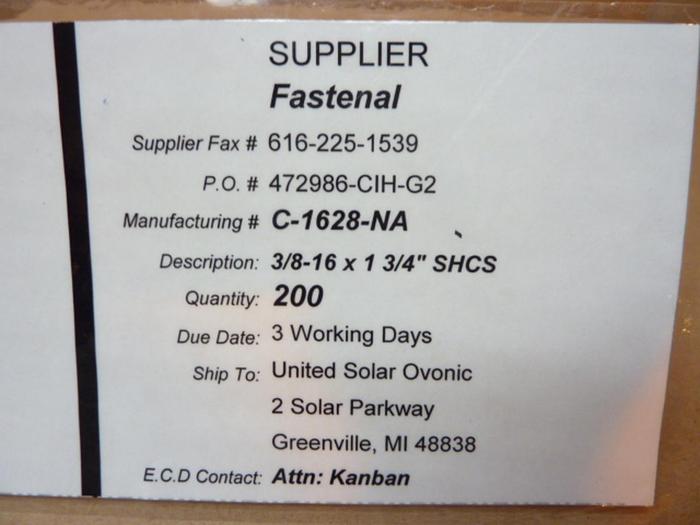 U-C COMPONENTS Hardware C-1628-NA.U #41304