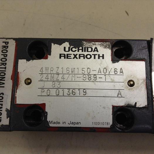 Used REXROTH Valve 4WRZ16W150-A0/6A24NZ4/M-989-1 #82367