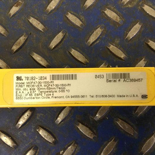 Used STI Light Curtain First Receiver MCF47-30-1500-R1 Used