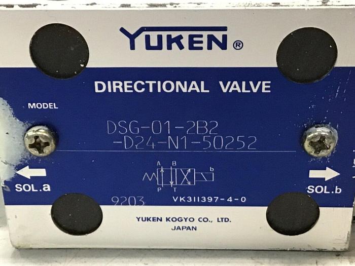 Used YUKEN Valve DSG-01-2B2-D24-N1-50252 #130537