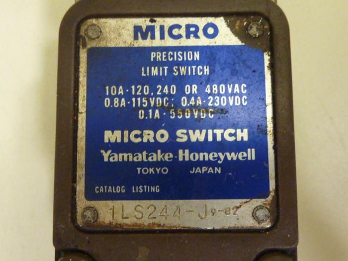 Used YAMATAKE Precision Limit Switch 1LS244-J9-82 #66932