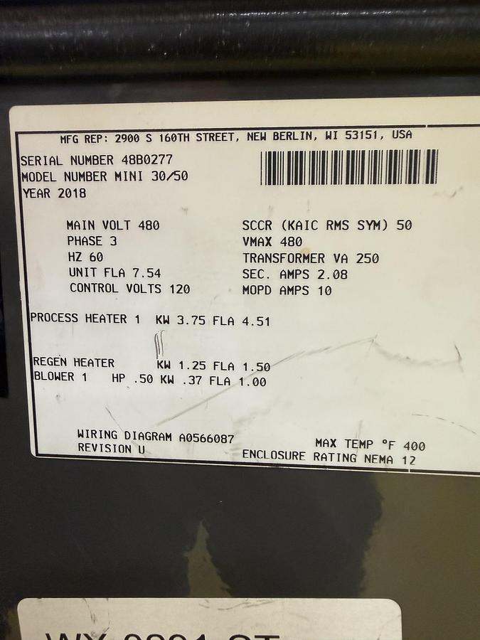 Used DNL / NOT CLEANED AEC