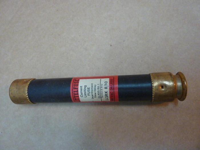 Used LITTELFUSE 8/10 Amp Fuse LLSRK-8/10 #36110
