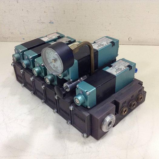 Used NUMATICS Control Block w/ Valves 082SA415M #80031