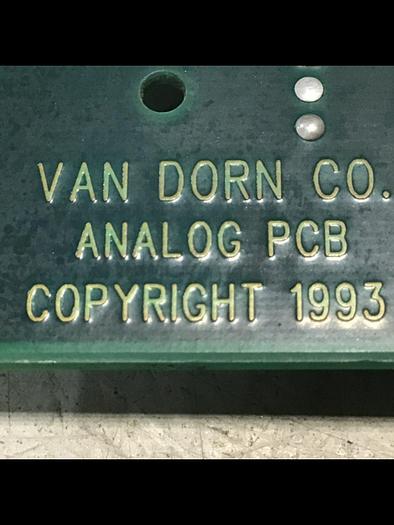 Used VAN DORN Analog Circuit Board 330025 PC330-025 