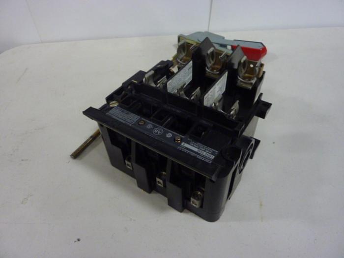 Used ALLEN BRADLEY 60 Amp Disconnect Switch 1494V-DS60 SER A #57447