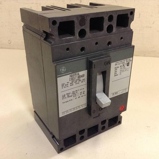 Used GE 50 Amp Circuit Breaker TED136050 #78042