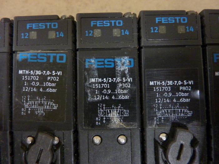 Used FESTO Control Block w/ Valves IFB8-03 #52808