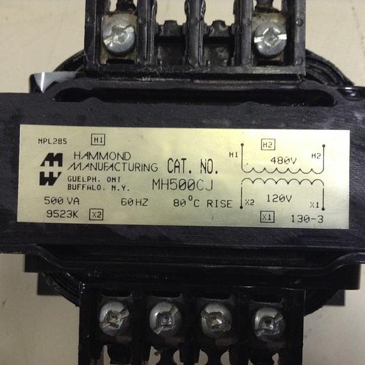 Used HAMMOND 0.5 kVA Transformer MH500CJ #86526