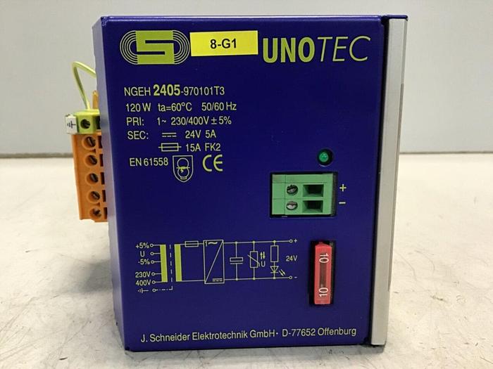 Used SCHNEIDER ELECTRIC Switch Mode Power Supply NGEH 2405-970101T3 #135984