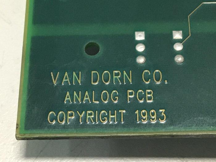 Used VAN DORN Analog Circuit Board 330025 PC330-025 Used
