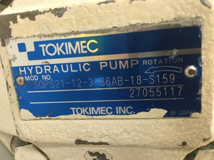Used TOKIMEC Hydraulic Pump SQPS21-12-3-86AB-18-S159 Used