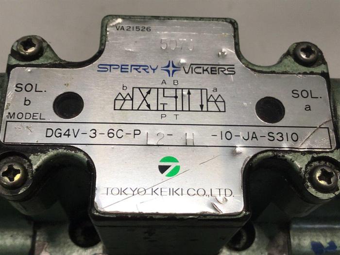 Used VICKERS Valve DG4V36CPL2H10JAS310 #138239