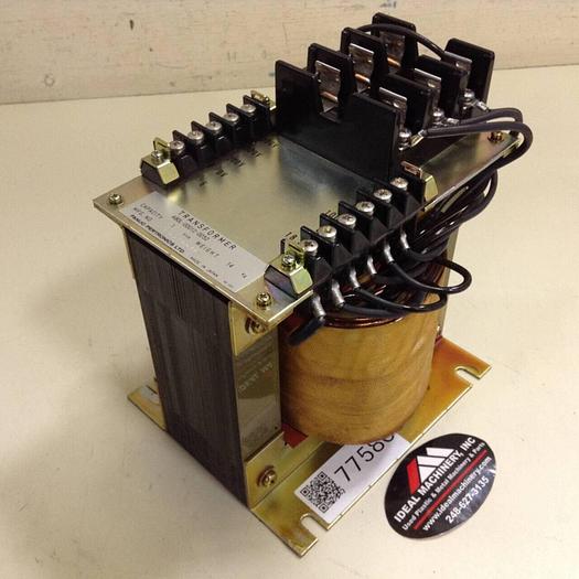 Used FANUC 1 kVA Transformer A80L-00012-0052 #77580