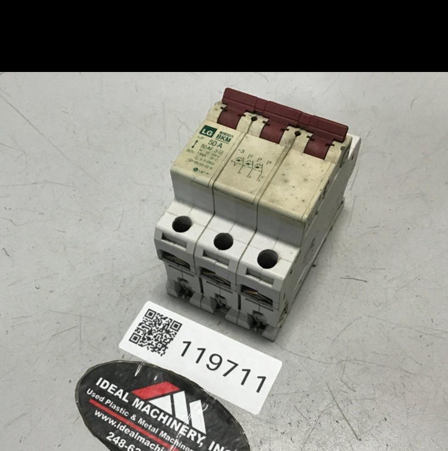 Used LG Circuit Breaker 50 Amp BKM-50A USED