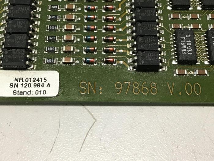 Used ARBURG Circuit Board 120.984 #117596