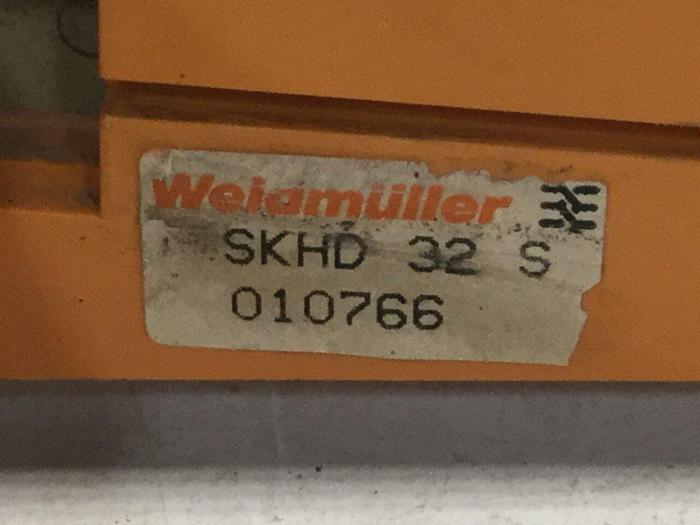 Used WEIDMULLER Card Holder / Rack SKHD32S #101634