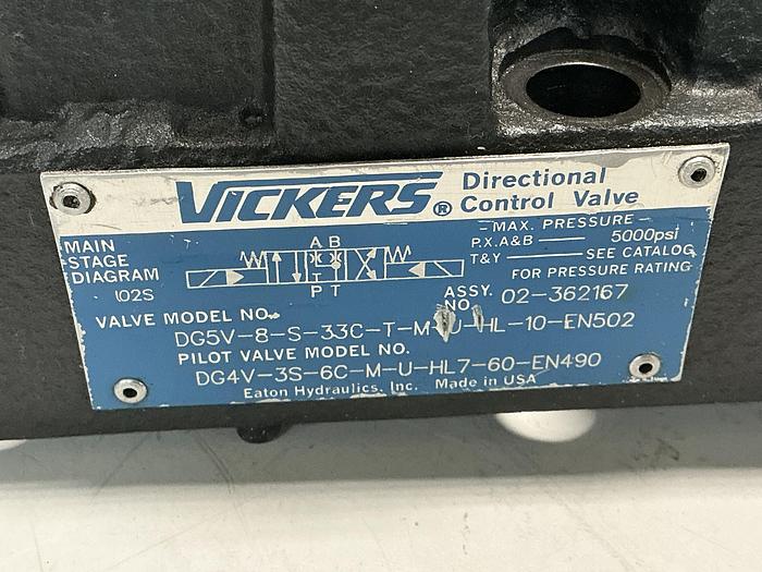Used VICKERS DG4V-3S-6C-M-U-HL7-60-EN490