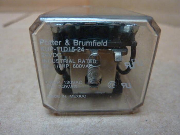 Used POTTER & BRUMFIELD Relay KUP-11D15-24 #27529