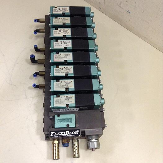 Used NUMATICS Control Block w/ Valves 082SA415M #80017