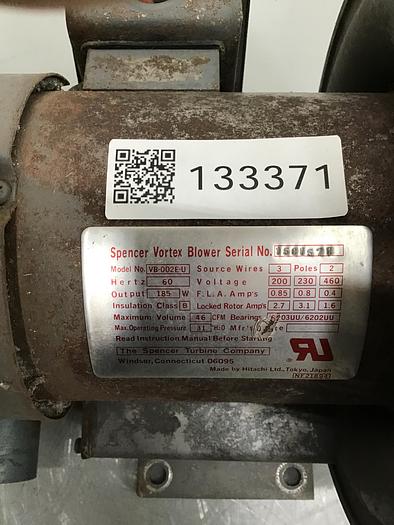 Used SPENCER VB-002E-U