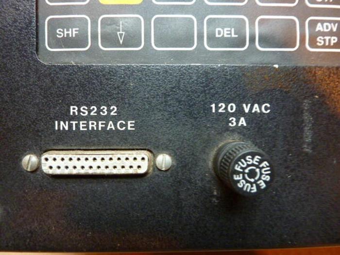 Used PERTRON Data Entry Panel RS232 Used