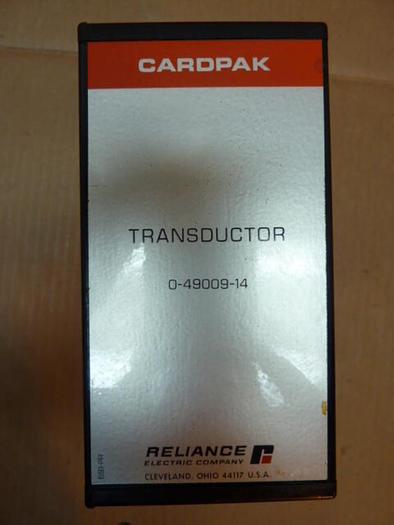 Used RELIANCE ELECTRIC Cardpak Transductor 0-49009-14 #22844