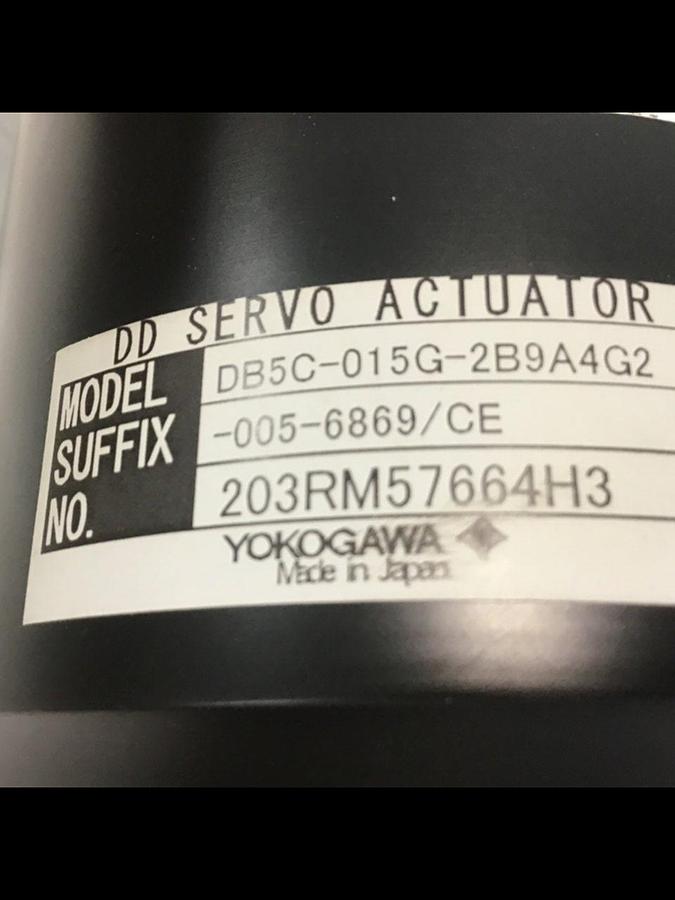 Used YOKOGAWA DC Servo Actuator DB5C-015G-2B9A4G2-005-6869/CE USED