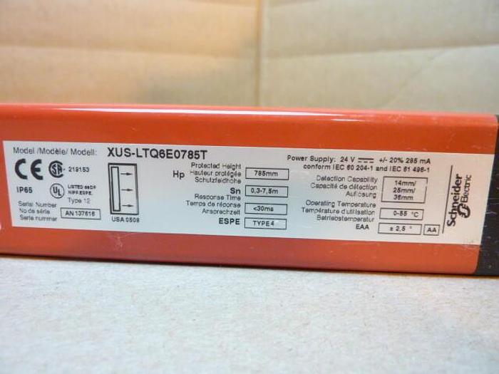 Used TELEMECANIQUE Light Curtain Transmitter XUS-LTQ6E0785T #38765