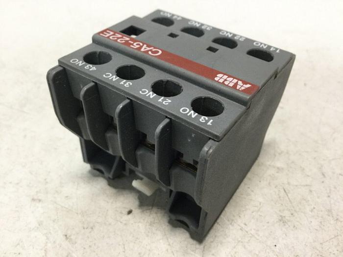 Used ABB Auxiliary Contact Block CA5-22E #104655