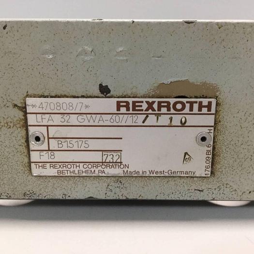 Used REXROTH Valve LFA32GWA6012T10 #105824