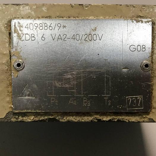 Used REXROTH Valve ZDB6VA240200V #92292