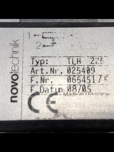 Used NOVOTECHNIK TLH225 Position TransducerUsed #145700