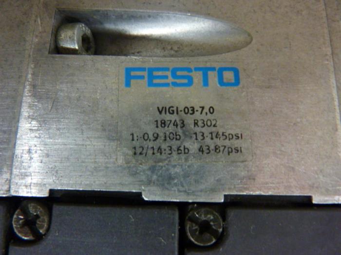 Used FESTO Control Block w/ Valves IFB8-03 #52798